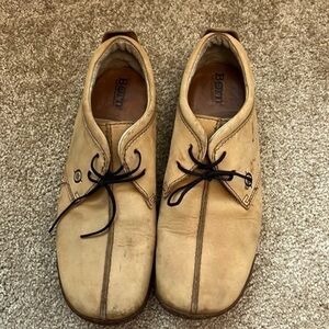 Born Tan Nubuck Leather Lace up Casual Shoes 8/39